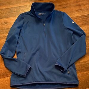 Nike Royal Blue Quarter-Zip Golf Pullover